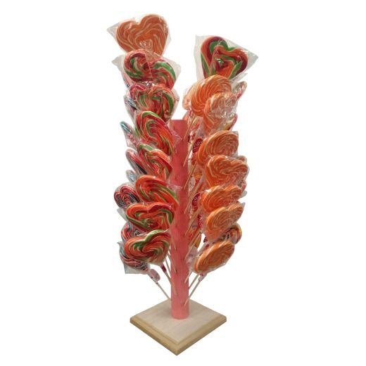 Jellyman Candy Fox Lollipop With Wooden Stand - Sugar Mix (1x80GRx48 PCS)