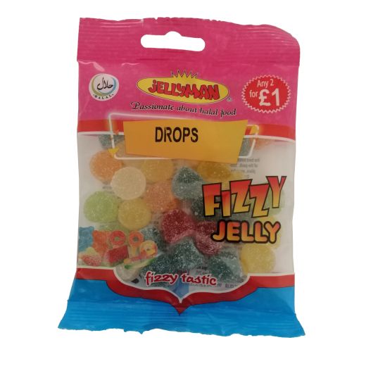 Jellyman Jellyman Fizzy Drops (24x80GR)