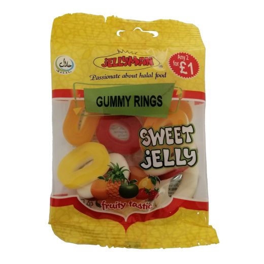 Jellyman Jellyman Gummy Rings (24x80GR)