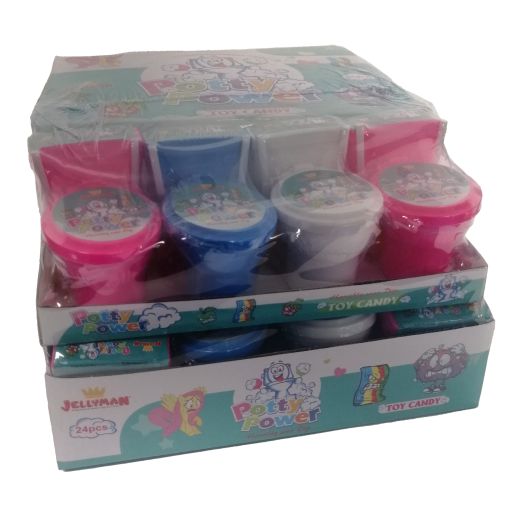 Jellyman Potty Power With Lollipop-Sour Powder (6x10GRx24 PCS)