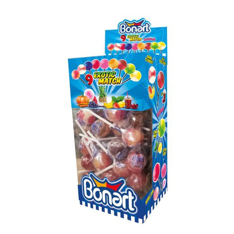 Jellyman Bonart Exotic Match Lollipop (6x72 PCS)