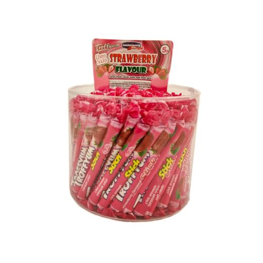 Jellyman Troffyum Strawberry Soft Candy Stick (12x800GR)