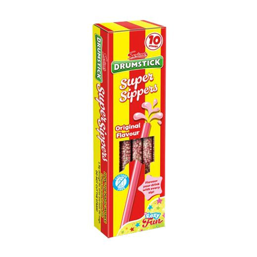 Jm Swizzels Super Sippers Straw (12PCSX60GR) x 6