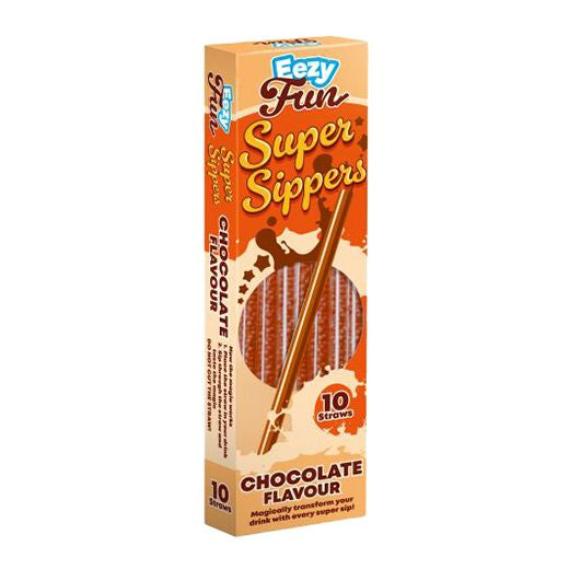 Jm Chocolate Super Sippers Straw (12PCSX60GR) x 6