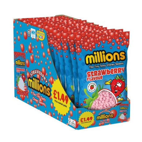 Jellyman Millions Bags Strawberry (12x110GRx12 PCS)