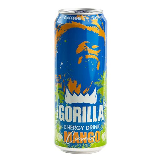 Gorilla Energy Drink Mango Coconut (500ML) x 12