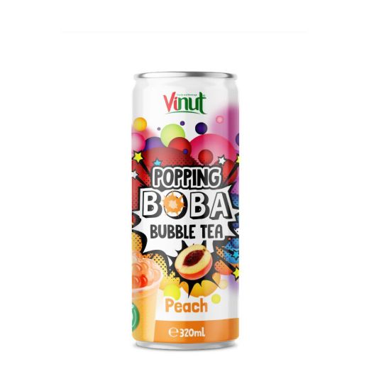 Vinut Bubble Tea Peach 320Ml (6X320ML) x 4