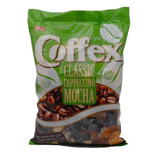 Elvan Coffex Mix Kahveli Seker (1000GR) x 8