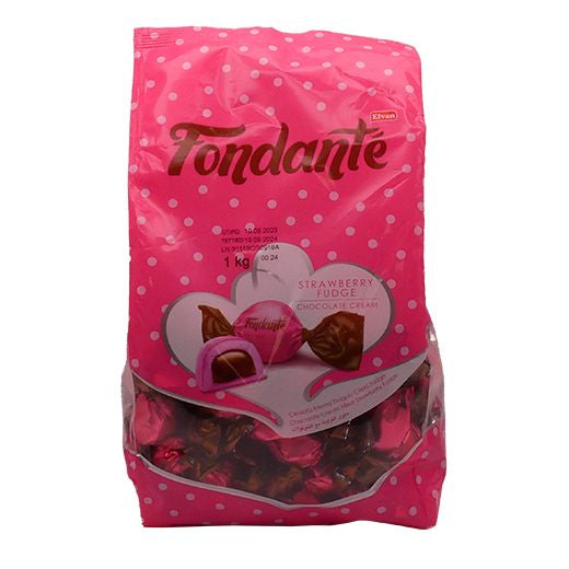 Elvan Fondante Cilek Fudge Cikolata Kremali (1000GR) x 8