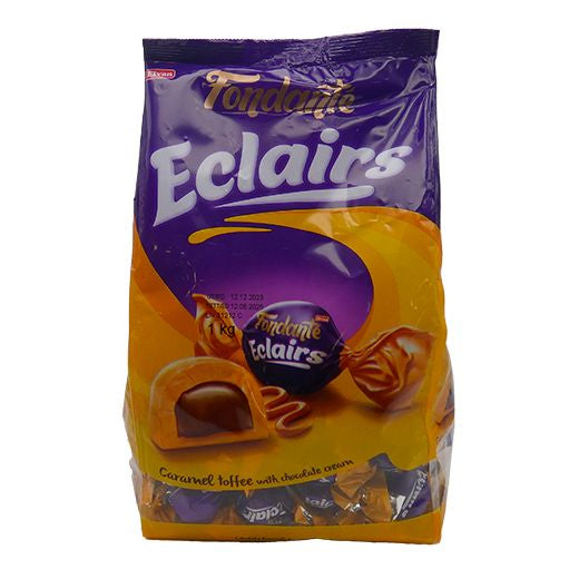 Elvan Fondante Eclairs Caramel Toffee (1000GR) x 8