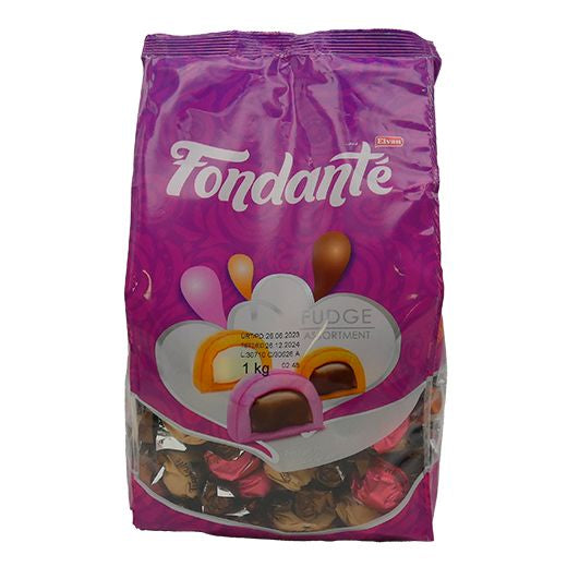 Elvan Fondante Fudge Mix Bag (1000GR) x 8