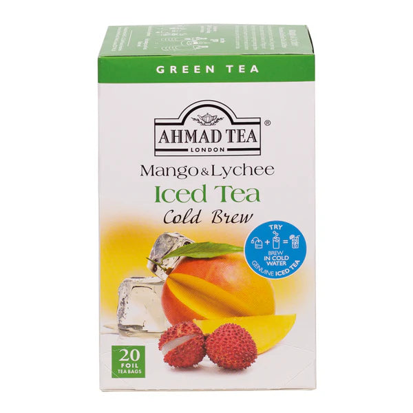 Ahmad Tea Cold Brew Mango & Lychee Ice Tea (6x40GRx20BAGS)