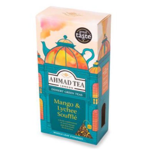 Ahmad Tea Pyramid Tb Mango & Lychee Souffle (5x15BAGS)