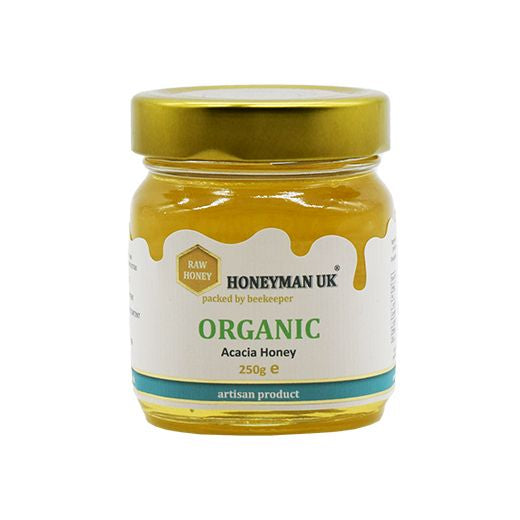 Honeyman Organic Acacia Honey 250Gx6