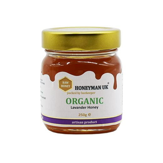 Honeyman Organic Lavender Honey 250Gx6