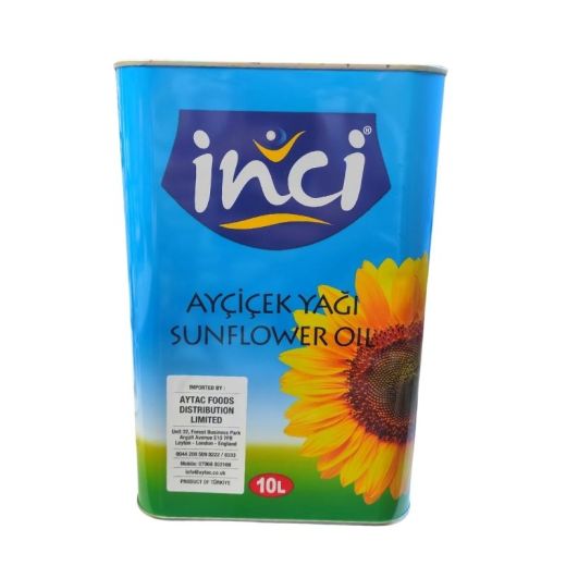 Inci Sunflower Oil 10Lt (1x10LT)