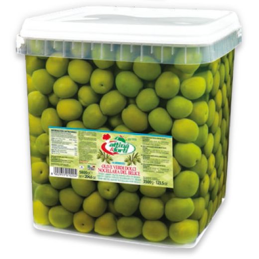 Attina Sweet Green Olives Nocellara Of Belice (1x5800G)