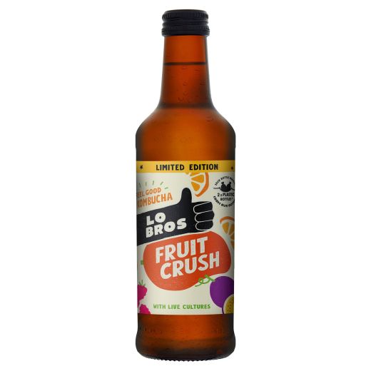 Lo Bros Kombucha Fruit Crush (330Ml) (330ML) x 12