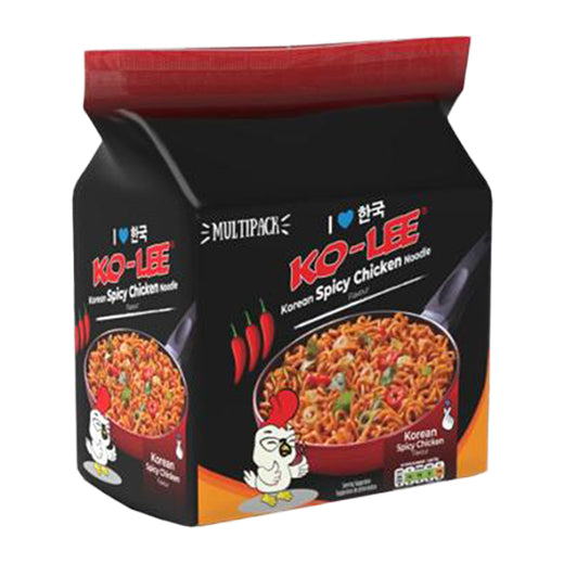 Ko-Lee Korean Spicy Chicken 4 Pack Instant Noodle (4X70GR) x 6