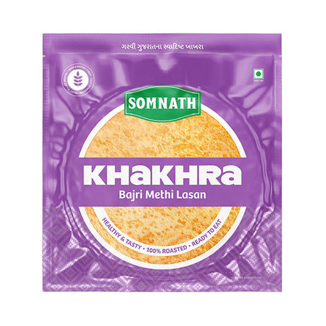 Somnath Khakhra Bajri Methi Lasan 200G