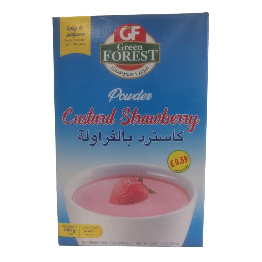 Green Forest Custard Strawberry (200GR) x 24