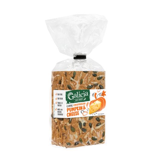 Galicia Crispbread Pumpkin & Cheese 180Gr (180GR) x 8