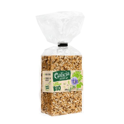 Galicia Crispbread With 3 Seeds Protein (200GR) x 8