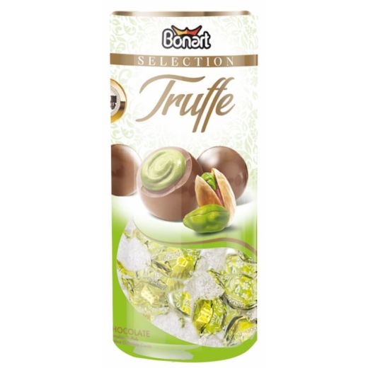 Jellyman Bonart Selection Truffe Milk Choc. With Pistachio Cream Pet (12x300GRx12 PCS)