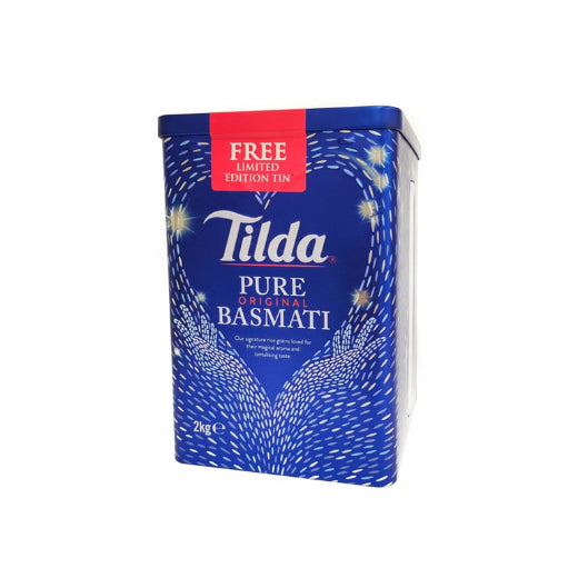 Tilda Pure Basmati Rice  [Tin Promo] (2KG) x 4