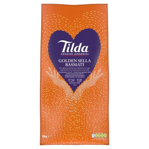 Tilda Golden Sella Basmati Rice (1x10KG)