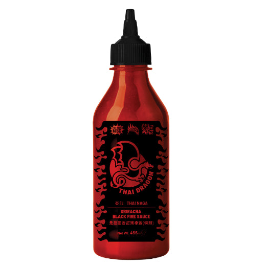 Thai Dragon Sriracha Black Fire Sauce (6x455ML)