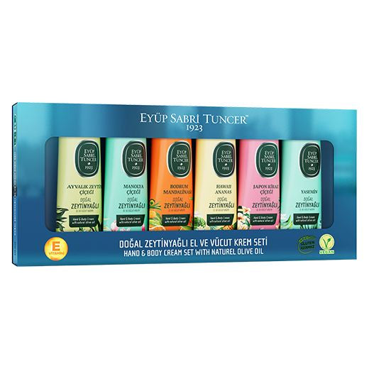 E.Sabri Natural Olive Oil Hand And Body Cream Set (50ML) x 18