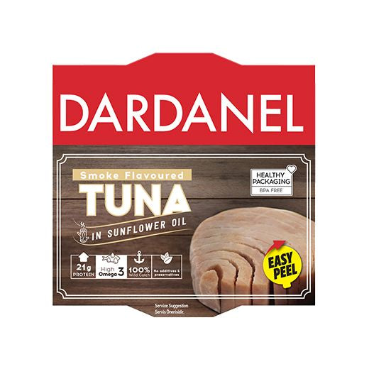 Dardanel Smoked Tuna Fillets In Sunflower Oil (140GR) x 24