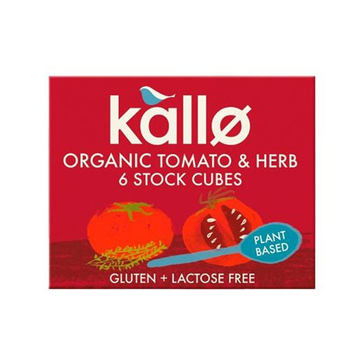 Kallo Organic Tomato & Herb Stock Cubes (66GR) x 15