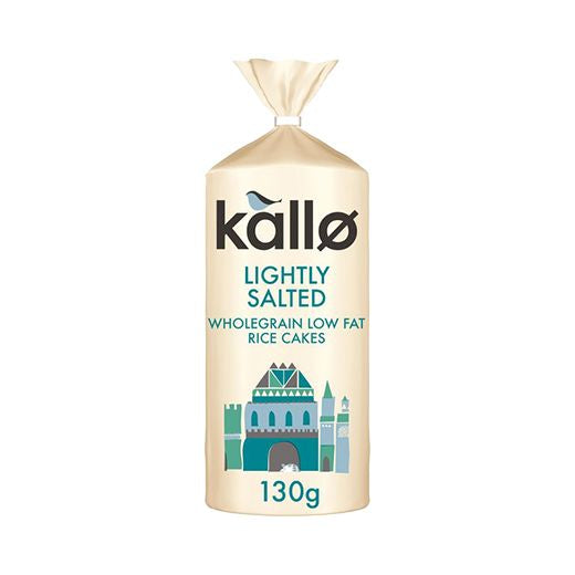 Kallo Lightly Salted Wholegrain Rice Cakes (130GR) x 6