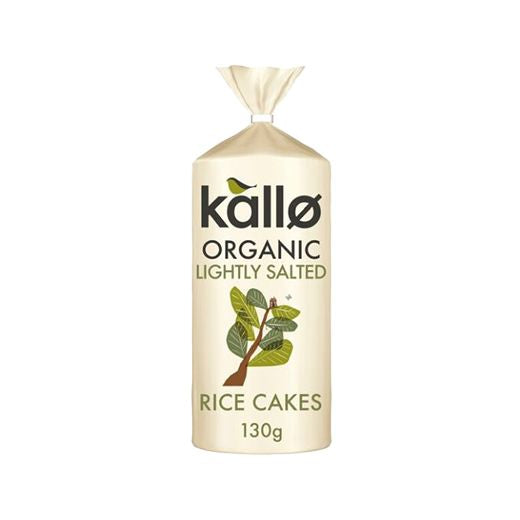 Kallo Organic Lightly Salted Wholegrain Rice Cakes (130G) x 6