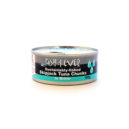 Fish 4 Ever Skipjack Tuna Chunks In Brine 160G (160GR) x 15