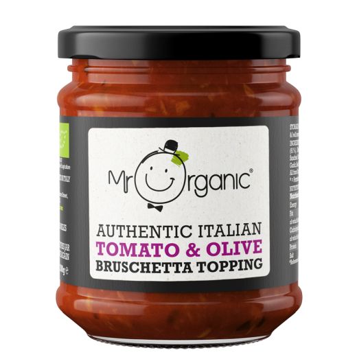 Mr Organic Italian Tomato Olive Bruschetta Topping (200GR) x 6