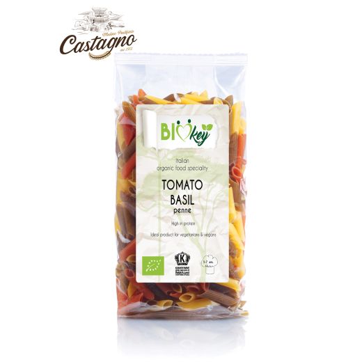 Biokey Org. Durum Wheat Pasta Tomato And Basil (500GR) x 12