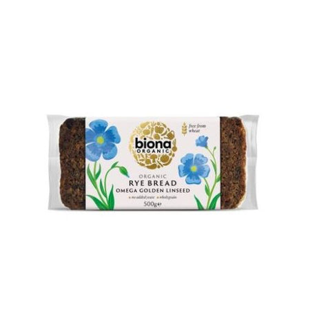 Biona Org Omega Rye Bread With Linseed Gold (7x500GR)