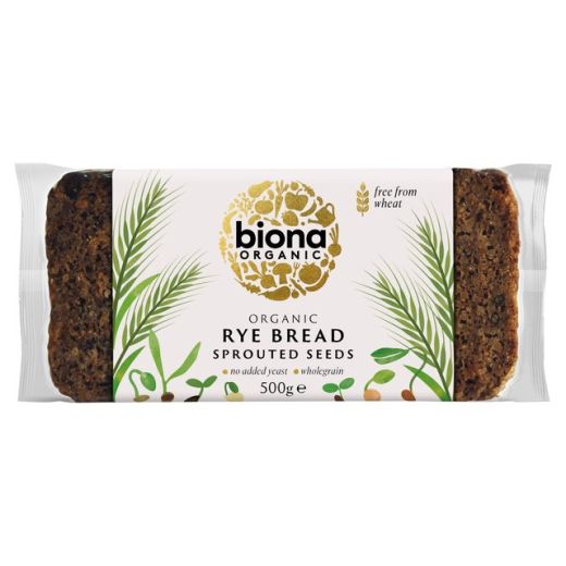 Biona Org Vlity Rye Bread Sprouted Seeds (7x500GR)