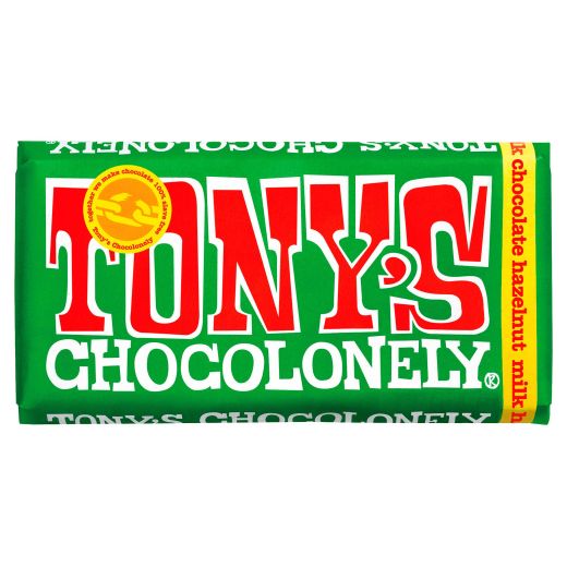 Tony'S - Milk Choc, Hazelnut (15X180G)(20338) (180GR) x 15