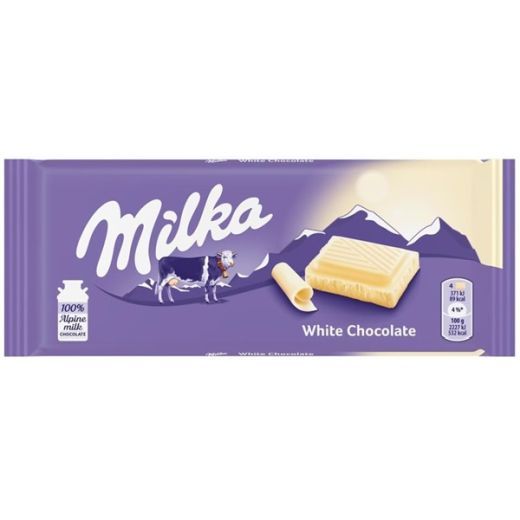 Milka White Chocolate (100GR) x 22