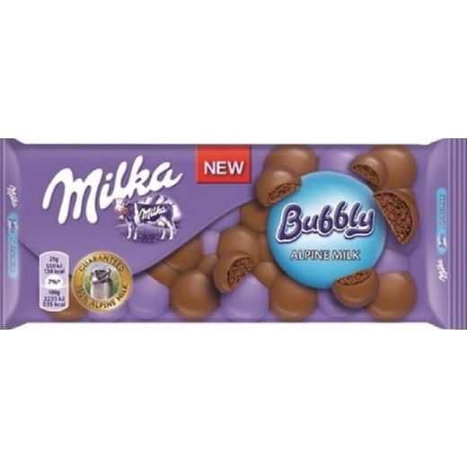 Milka Bubbly Alpina Milk (90GR) x 14