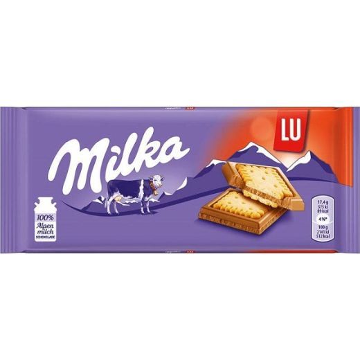 Milka Sandwich Tablet Petit Lu (87GR) x 18