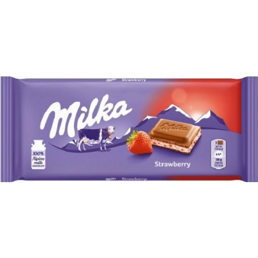 Milka Strawberry (100GR) x 22