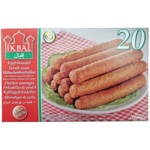 Ikbal 20 Chicken Sausages (8x20X60GR)