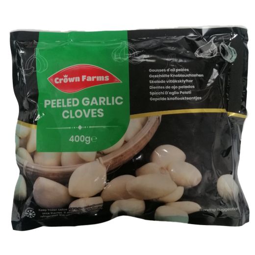 Ef C/F Peeled Garlic Cloves Iqf 400Gm (400GR) x 20