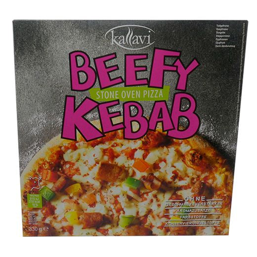 Kallavi Pizza Beefy Kebab (330GR) x 10