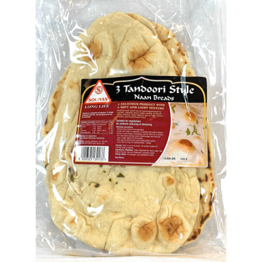 Sounas Tandoori Naan (25x3 PCS)